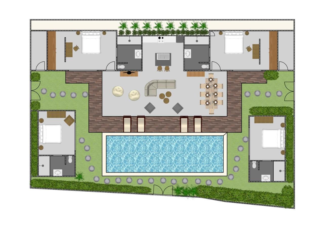 Villa Aksara By Optimum Bali Villas เซมินยัค ภายนอก รูปภาพ